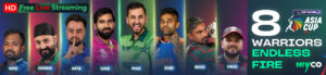 Watch Asia Cup 2025 online for free in Pakistan on myco