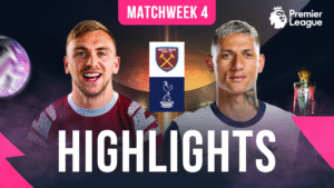 EPL Matchweek 4 - Watch West Ham vs Tottenham Hotspurs Full Match Highlights, in HD only on myco!