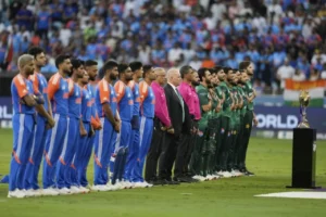 India vs Pakistan - Pakistan and Indian Cricket teams pre-match anthem lineup in Asia Cup 2025 on 14th Septmeber - No hands were shaken before Toss and after the Match 