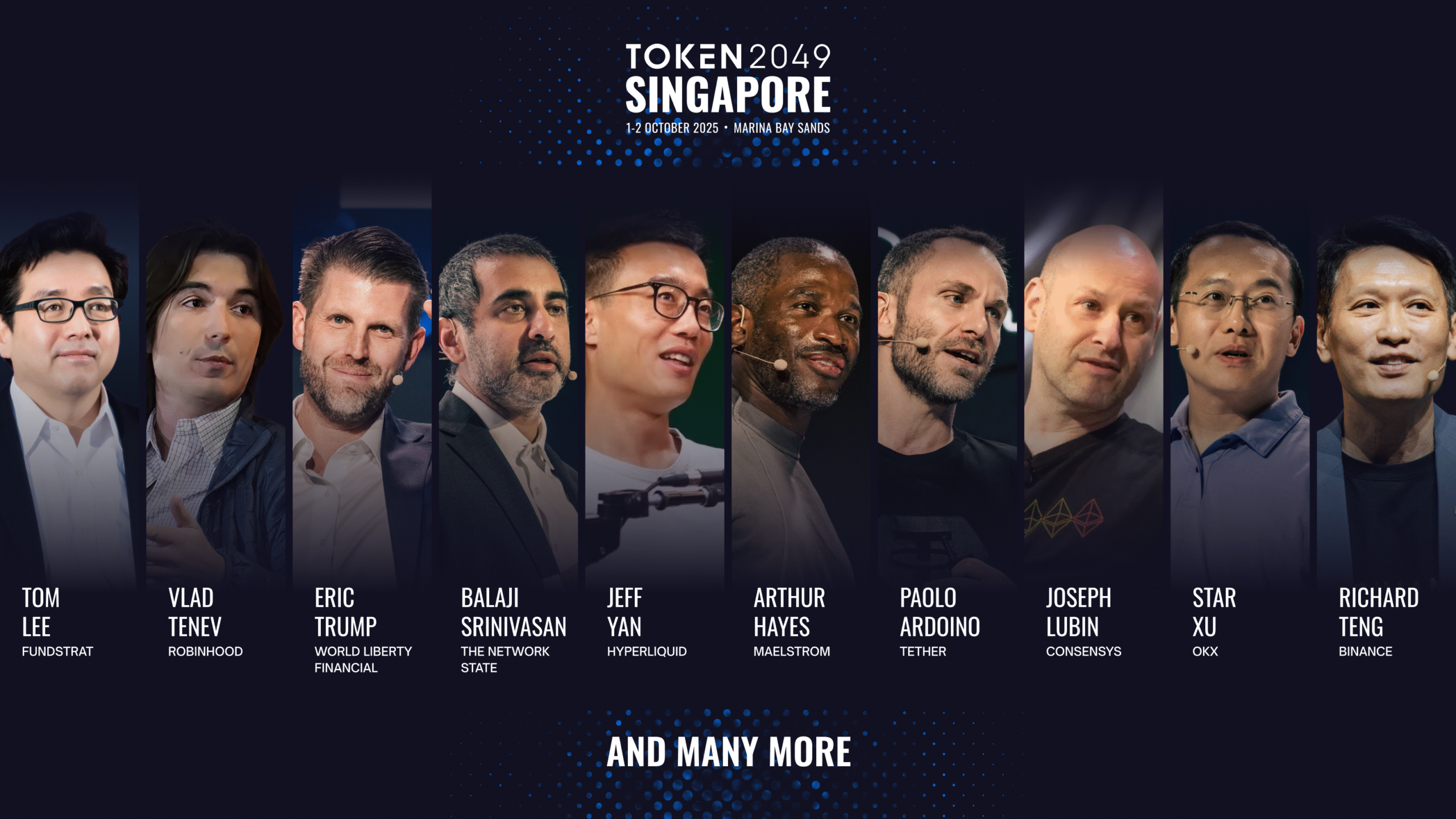 The world’s most influential voices in crypto and Web3 converge at TOKEN2049 Singapore this October